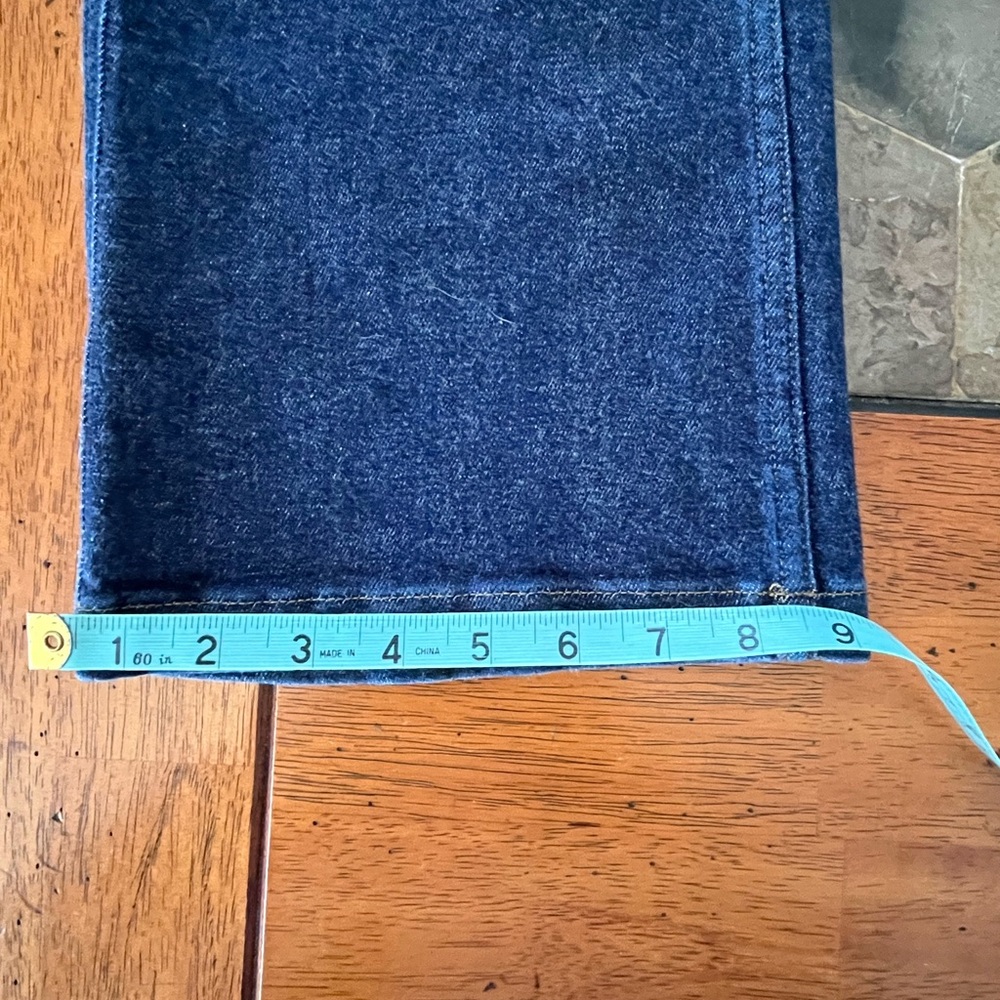 EUC SPANX Blue Flare Wide Leg Jeans - Picture 5 of 12